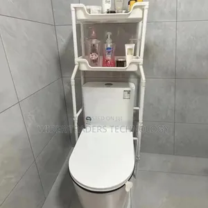 *Over the Toilet / Bathroom Organizer With Organizing Basket