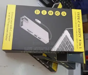 Quality Type-C 8-in-1 Adapter HDMI VGA LAN SD USB 3.0
