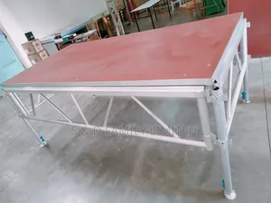 Double Stage 1.22m by 2.44m Aluminum Portable Stage