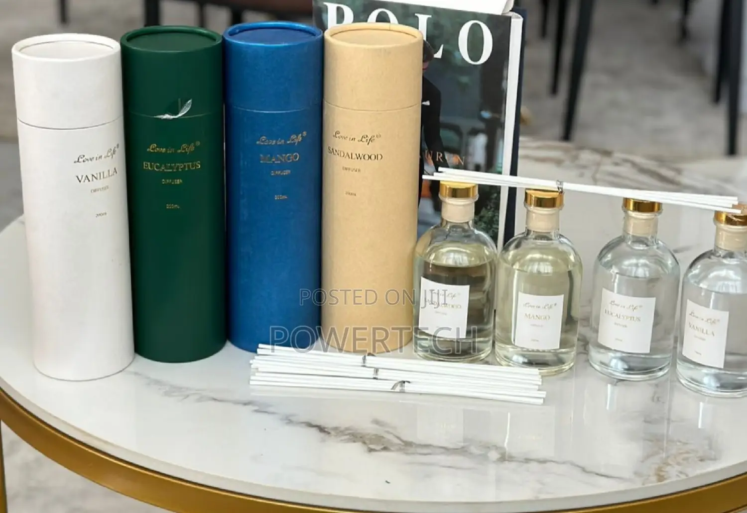 Luxury Diffusers With Canvas Packaging