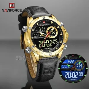Naviforce Watch- Gold