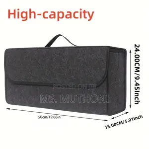 Black Brand Able Portable Foldable Car Trunk Organizer*