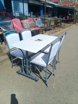Restaurant Set, White and Grey 