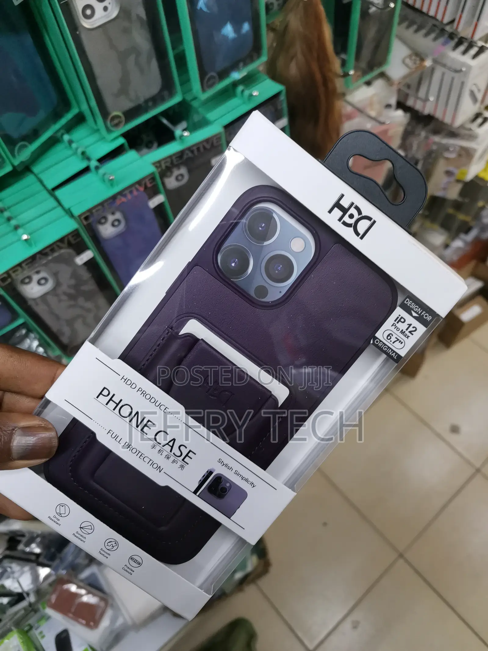 Leather Case With Card Holder Stand for iPhone 12 Pro Max