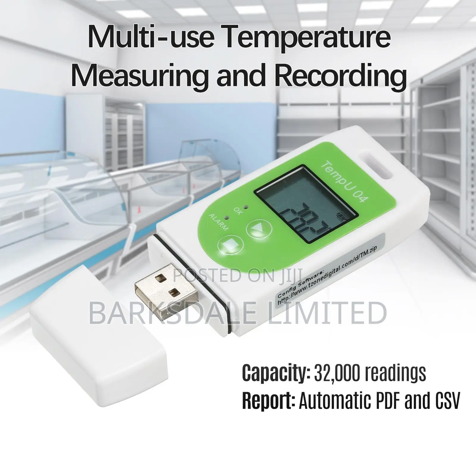 Data Logger USB Temperature Datalogger Reusable Multi-Use