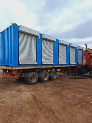 40ft Container Converted Into 5 Shops- Container Stalls