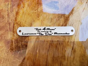 Stainless Steel Plaque Engraving