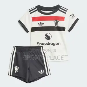Manchester United Kids White Jersey 24-25 Man U Kit