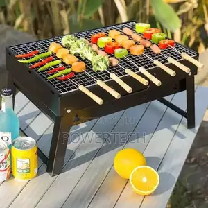 *Foldable Portable Barbecue Charcoal Grill