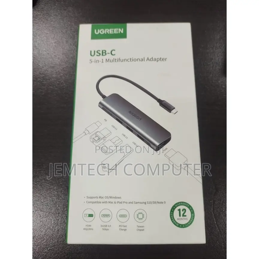 Ugreen 5-in-1 USB-C Multifunction Adapter