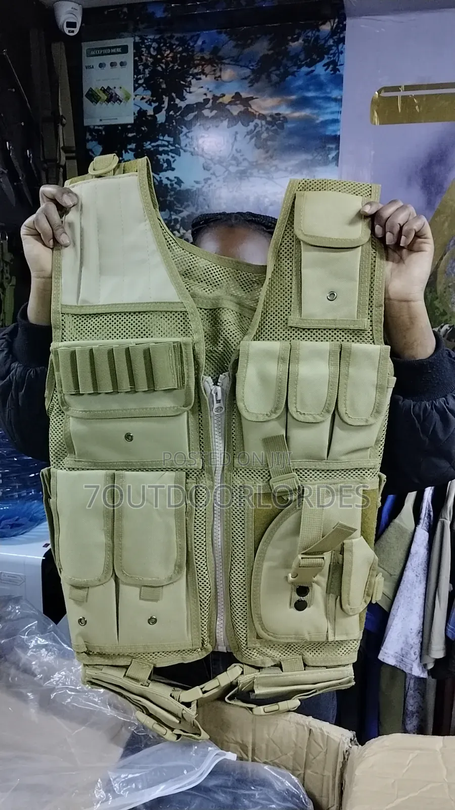 Combat Jacket Webbing Vest