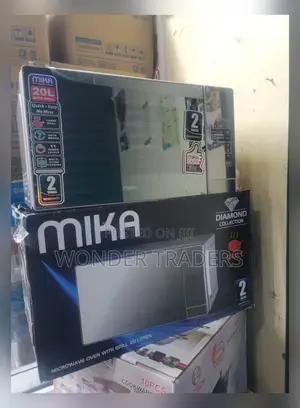 Mika Microwave Oven Grill 20ltr With 1000W Grill Silver