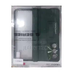 Leather Case for Samsung Galaxy Z Fold 5 Green