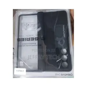 Leather Case for Samsung Galaxy Z Fold 5 Black