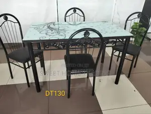 Executive White 4 Sitter Dinning Table at 