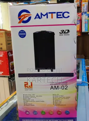 AMTEC AM-02 2.1 HI-FI Sound System.