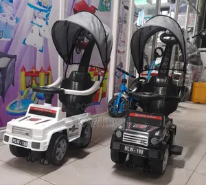 Kids’ Ride on Push Car With Canopy