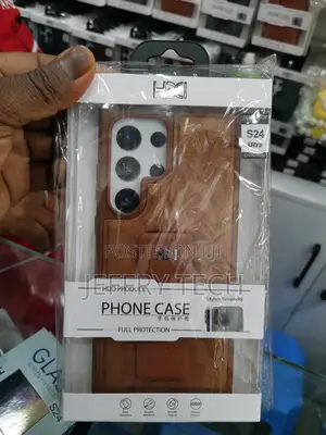 Samsung S24 Ultra HDD Strap Cases Cover Brown