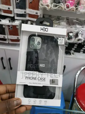 iPhone 11 Pro Max HDD Standing Grip Case Black Camo