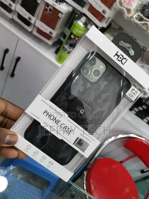 iPhone 11 Pro Max HDD Standing Grip Case Black Camo