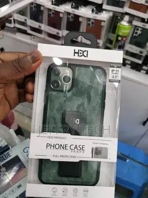 Camouflage Printed Green iPhone 11 Pro Max HDD Cases Cover