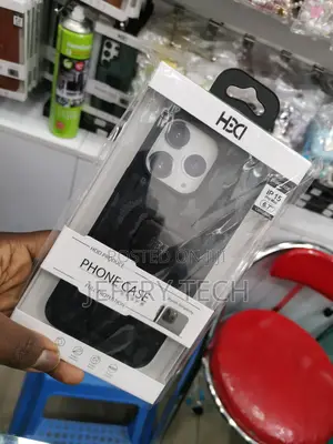 iPhone 15 Pro Max HDD Camouflage Black Standing Grip Case