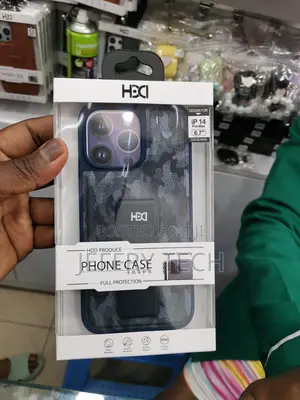 Phone Case With Wristband Holder, iPhone 14 Pro Max HDD