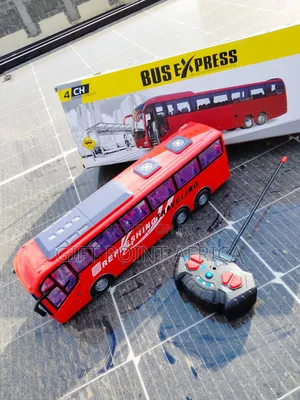 Big Remote Control Toy Bus for Kids