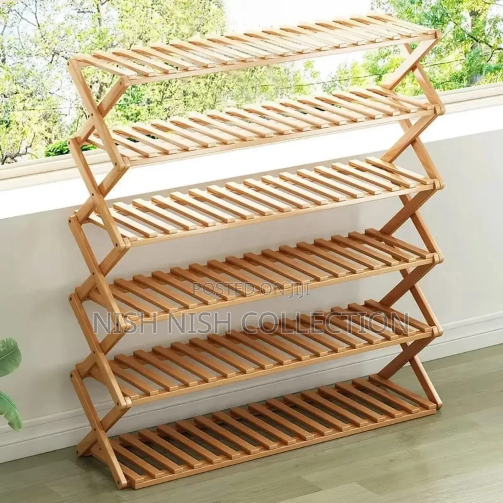 6 Tier Bamboo Shoe Rack