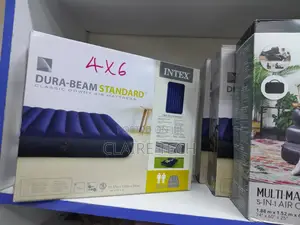 Intex Inflatable Mattress 4 by 6 With Electric Pump Intex