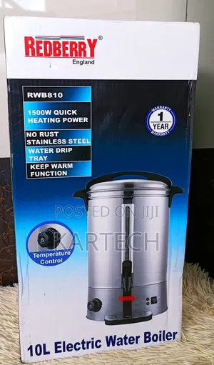 Redberry Tea Urn 10 Litres - Electric