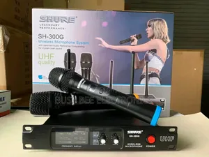 Mic Shure Sh 300 Wireless Dual Handle Vocal