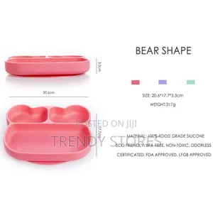 Pink Silicone Stickie Plate