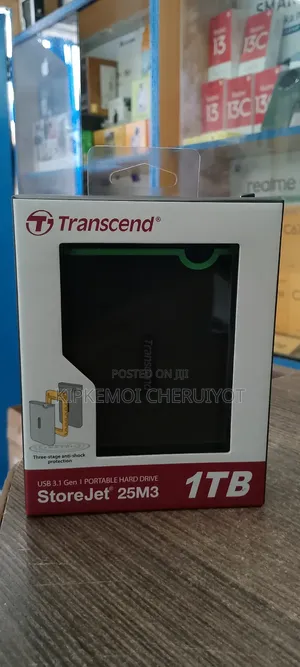 Transcend 1tb Portable External Hard Drive