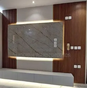 Fluted Wallpanels- For Modern TV Stands