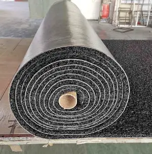 BLACK PVC Spaghetti Carpets