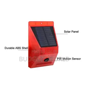 Sound Security Siren Lights Animal Theft Deterrent Repeller