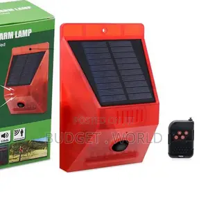 Security Alarm System>Solar Alarm Lamp With Remote Control,