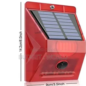 Remote Control 129db High Quality Solar Alarm Lamp