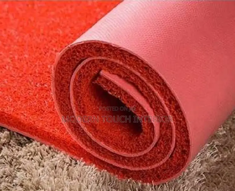 Modern Red PVC Spaghetti Flooring
