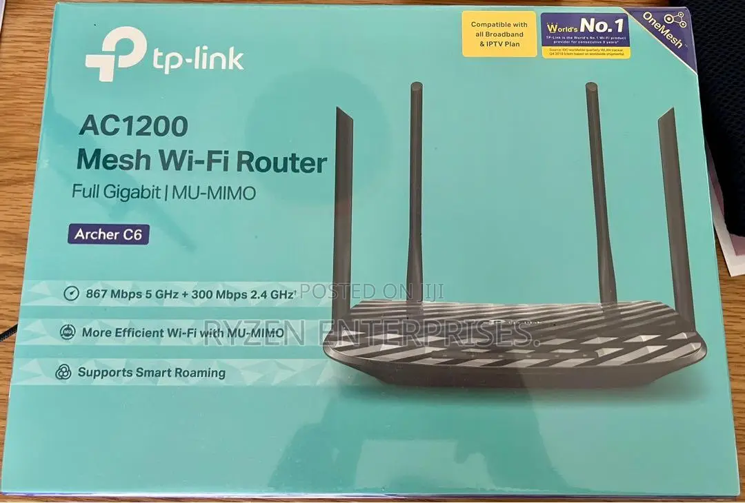 Tp-link Ac1200 Gigabit Router - Tl-archer C6