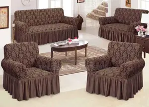 New 5 Seater Jacquared Sofa Cover