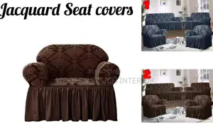 1 Seater Jacquared Sofa Cover