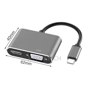 Docking Station USB 3.1 Aluminum Alloy Type-C Video-Grey