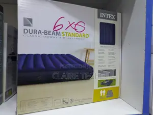 Intex Inflatable Mattress Air Bed(6 By6 Feet) With Pump