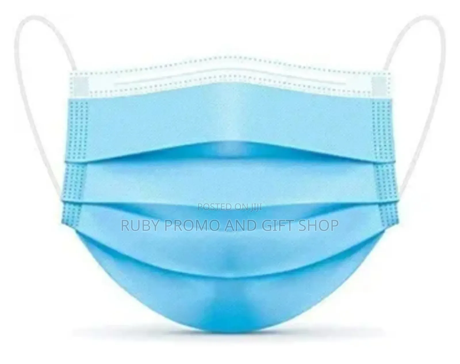 Premium 3 Ply Disposable Blue Face Mask