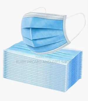 Premium 3 Ply Disposable Blue Face Mask