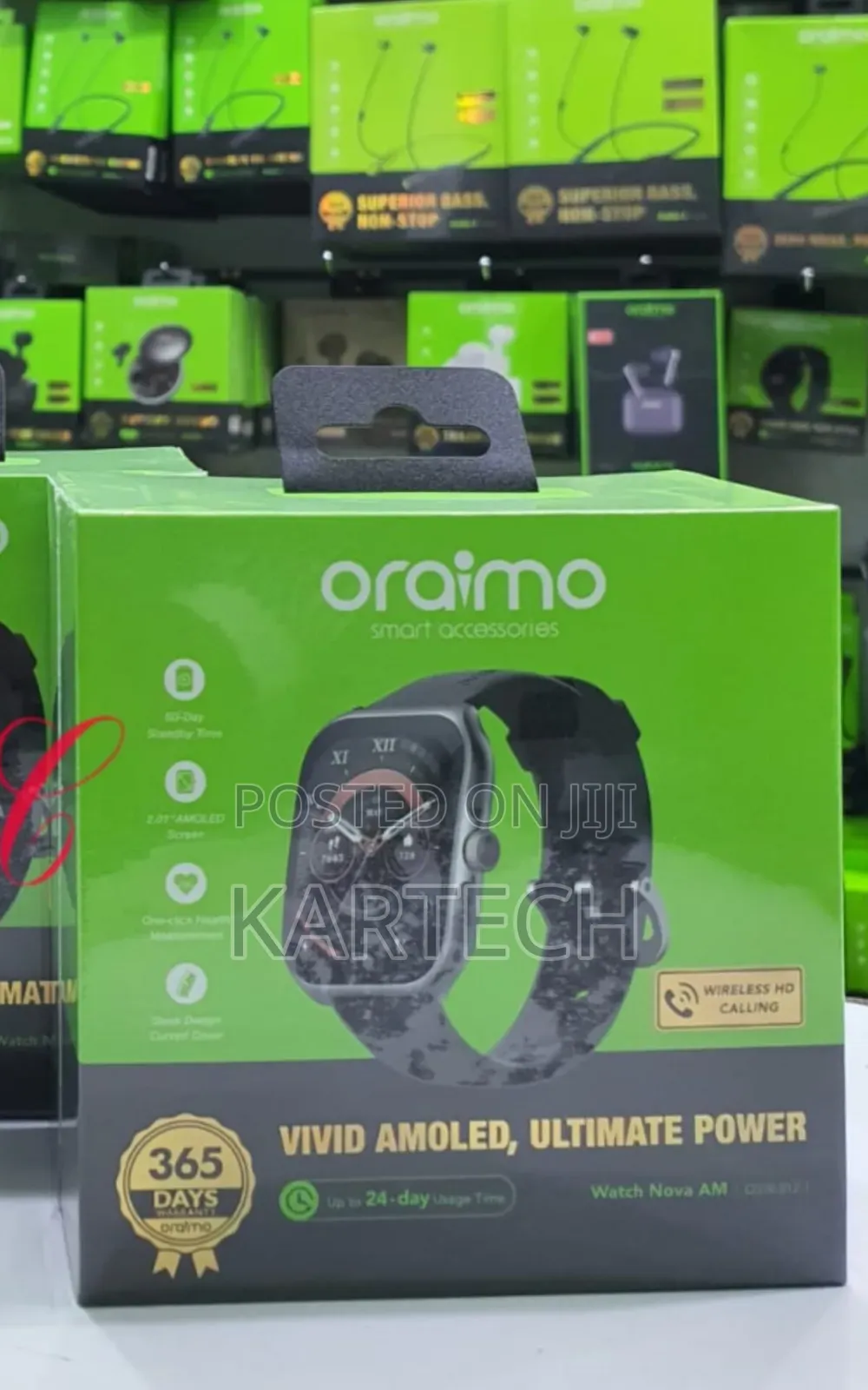 Oraimo Watch Nova AM AMOLED Screen Smart Watch