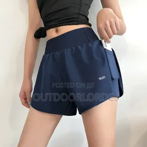 2 in 1 Girls Ladys Gym Shorts