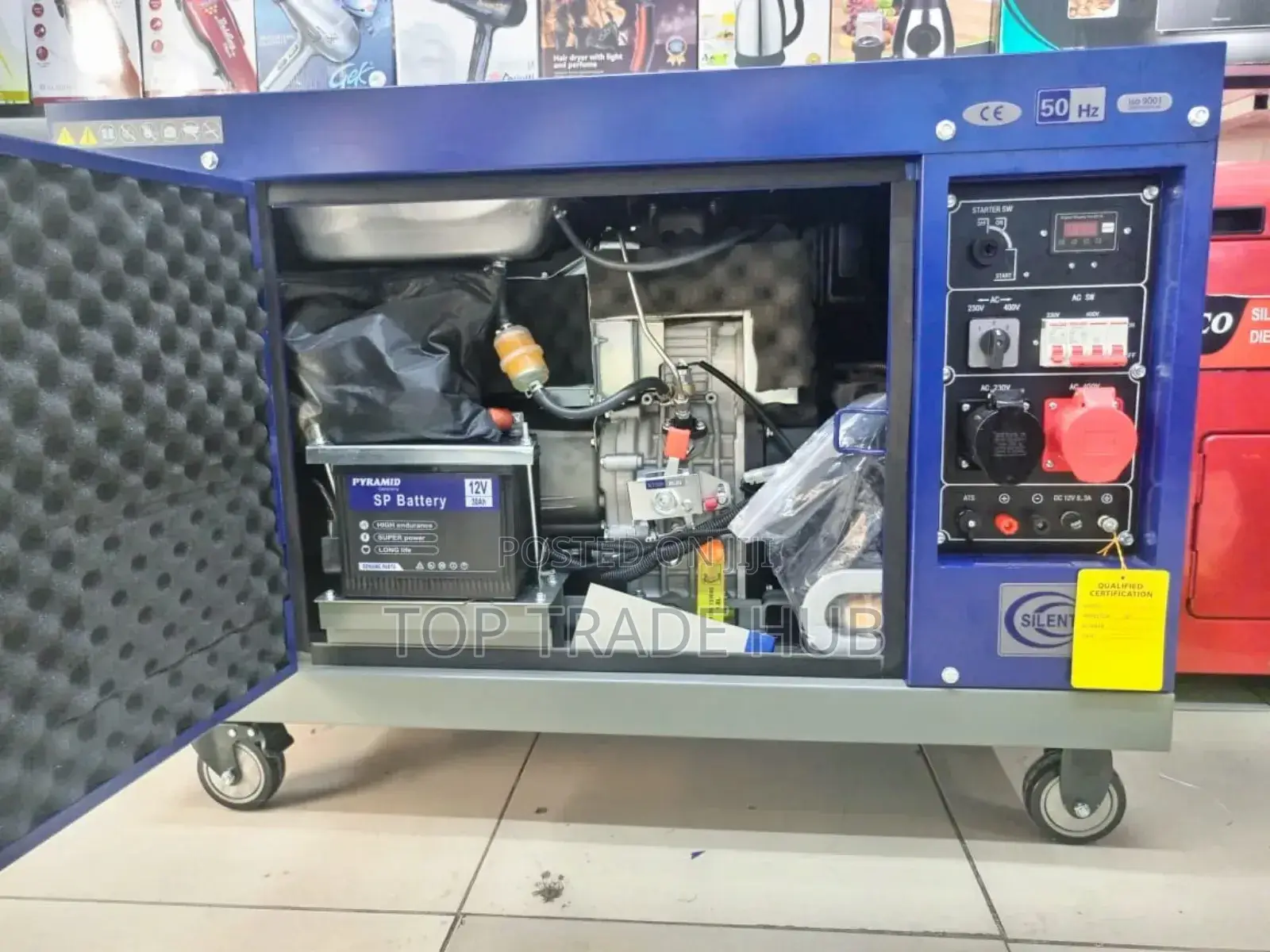 Pyramid Silent Diesel Generator 15kva Single/3 PHASE